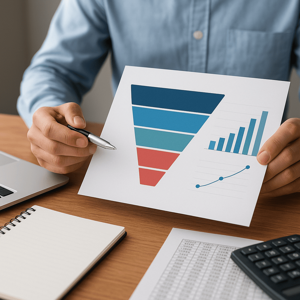 Analiza lejka sprzedaży na podstawie danych