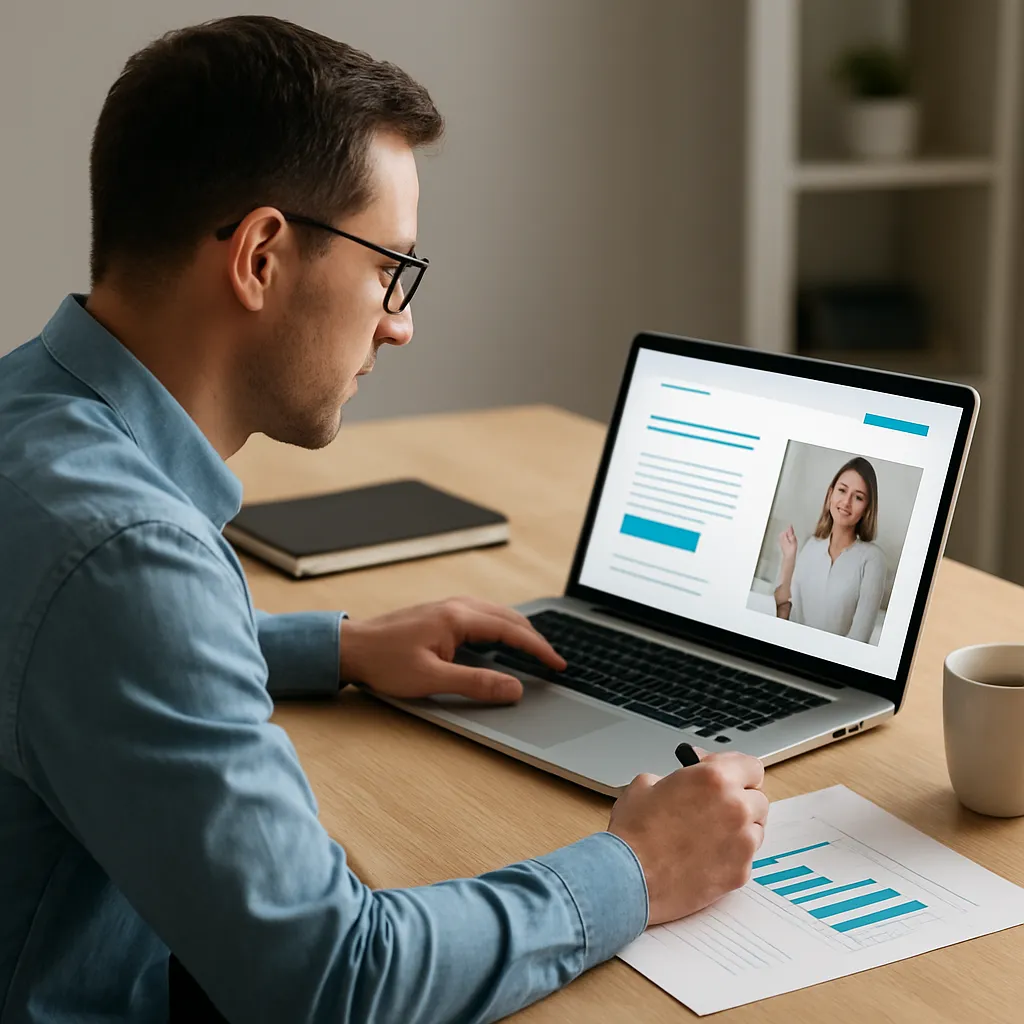Ocena skuteczności landing page pod zapisy webinarowe